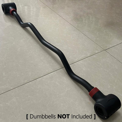 1PC Dumbbell Converter Bar, Adjustable Dumbbell to Barbell Converter, up to 200Lbs Weight Capacity, Space-Saving, Easy-To-Use Design for Home Gym and Fitness Enthusiasts