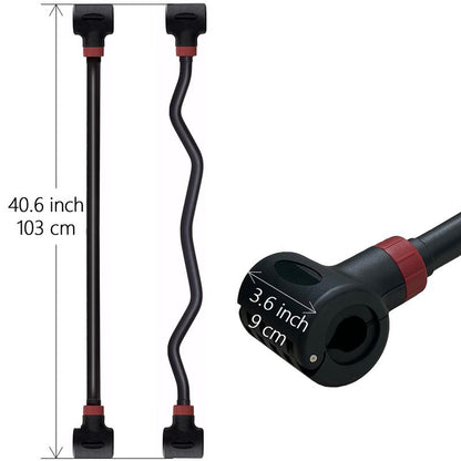 1PC Dumbbell Converter Bar, Adjustable Dumbbell to Barbell Converter, up to 200Lbs Weight Capacity, Space-Saving, Easy-To-Use Design for Home Gym and Fitness Enthusiasts