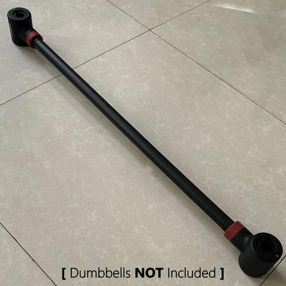1PC Dumbbell Converter Bar, Adjustable Dumbbell to Barbell Converter, up to 200Lbs Weight Capacity, Space-Saving, Easy-To-Use Design for Home Gym and Fitness Enthusiasts