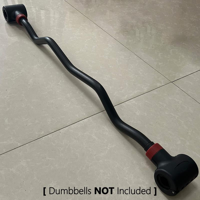 1PC Dumbbell Converter Bar, Adjustable Dumbbell to Barbell Converter, up to 200Lbs Weight Capacity, Space-Saving, Easy-To-Use Design for Home Gym and Fitness Enthusiasts