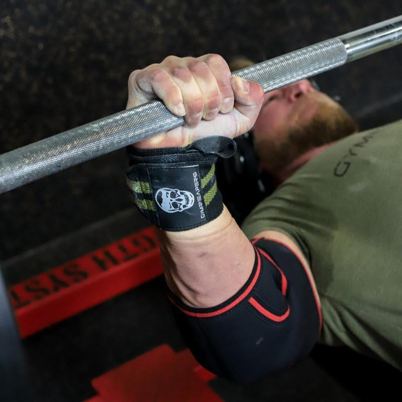 Gymreapers 18" Weightlifting Wrist Support - IPF, IPL, USPA & USAPL Approved, Enhanced Stitching, Durable Design, Heavy-Duty Thumb Loop