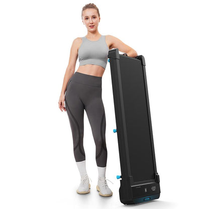 Fathersdaygif MERACH under Desk Treadmill, 2-In-1 Walking Pad for Walking and Jogging 2.5HP Low-Noise Treadmill with Remote Control Lanyard 265Lbs Weight Capacity